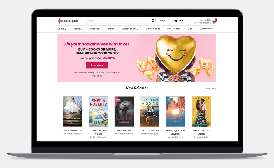 Harlequin Homepage