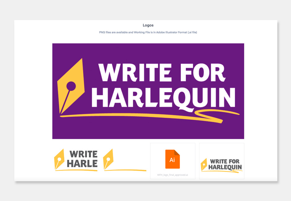 Write for Harlequin Logo